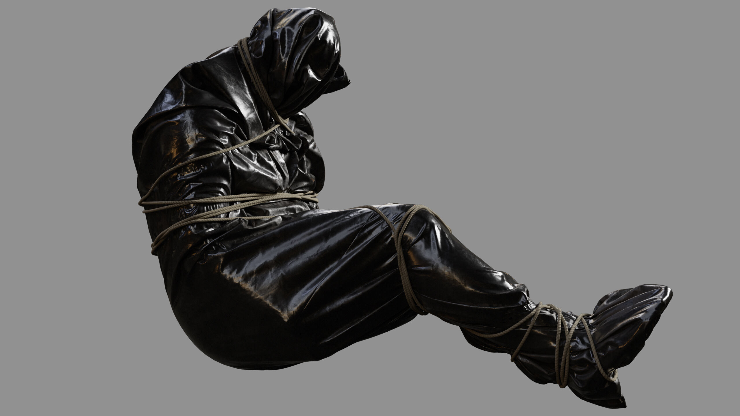 Covered Corpse 12 Low-Poly Low-poly 3D model_17