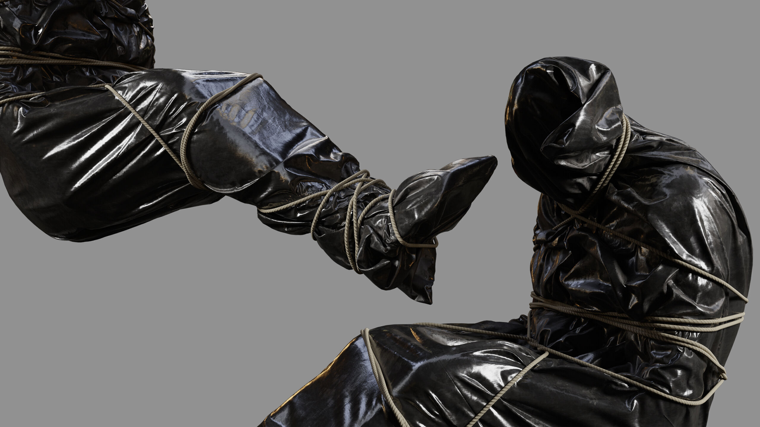 Covered Corpse 12 Low-Poly Low-poly 3D model_16