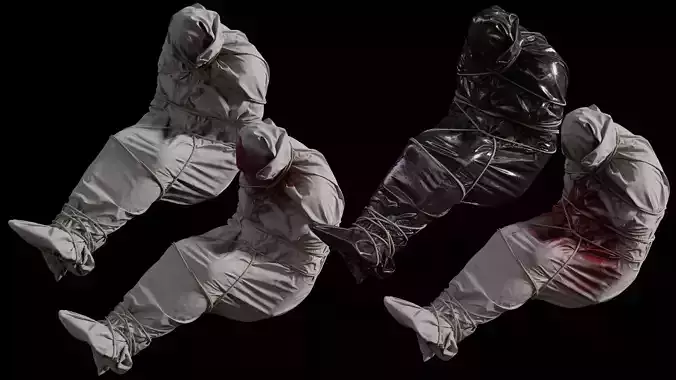 Covered Corpse 12 Low-Poly Low-poly 3D model