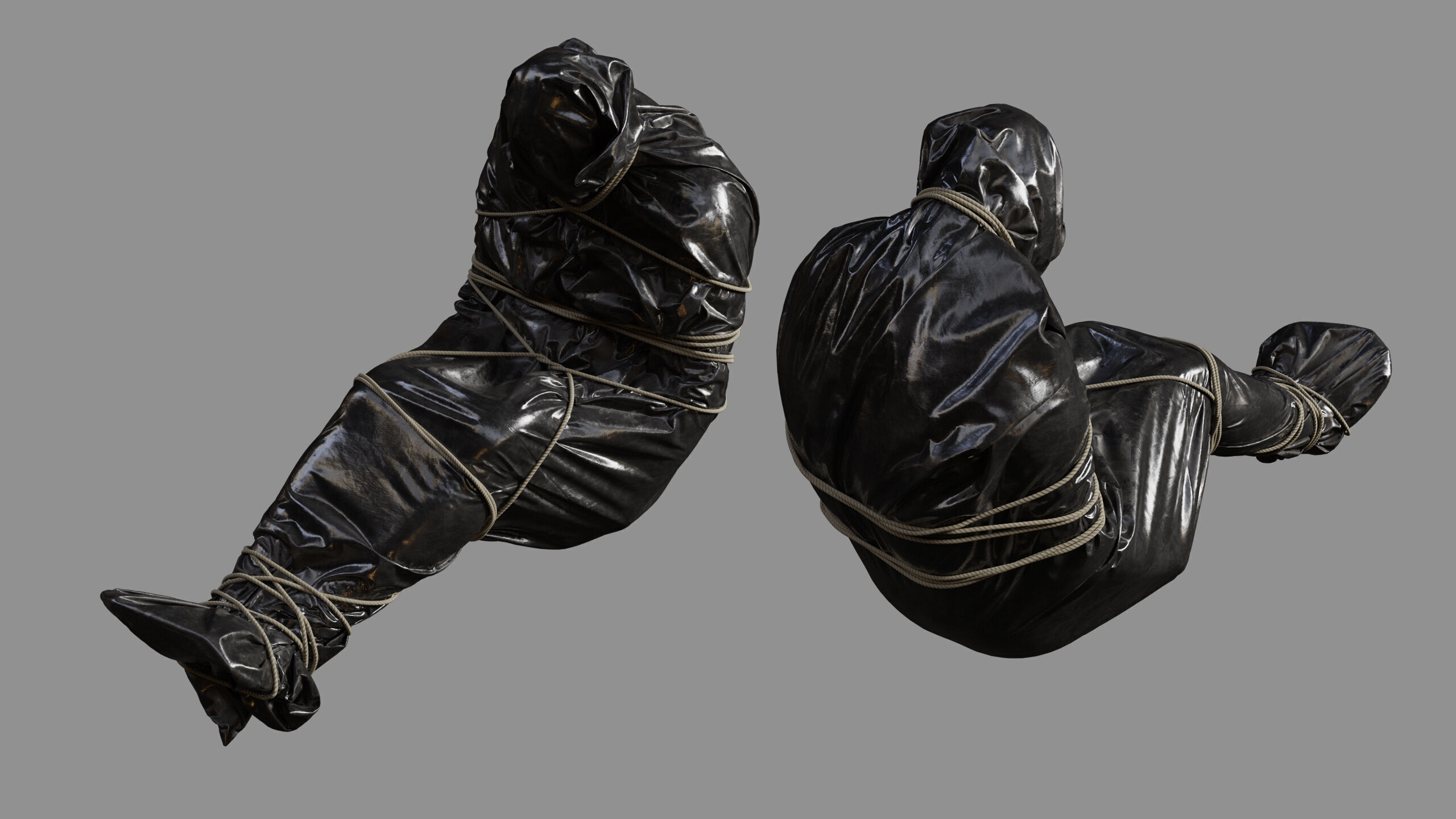 Covered Corpse 12 Low-Poly Low-poly 3D model_14