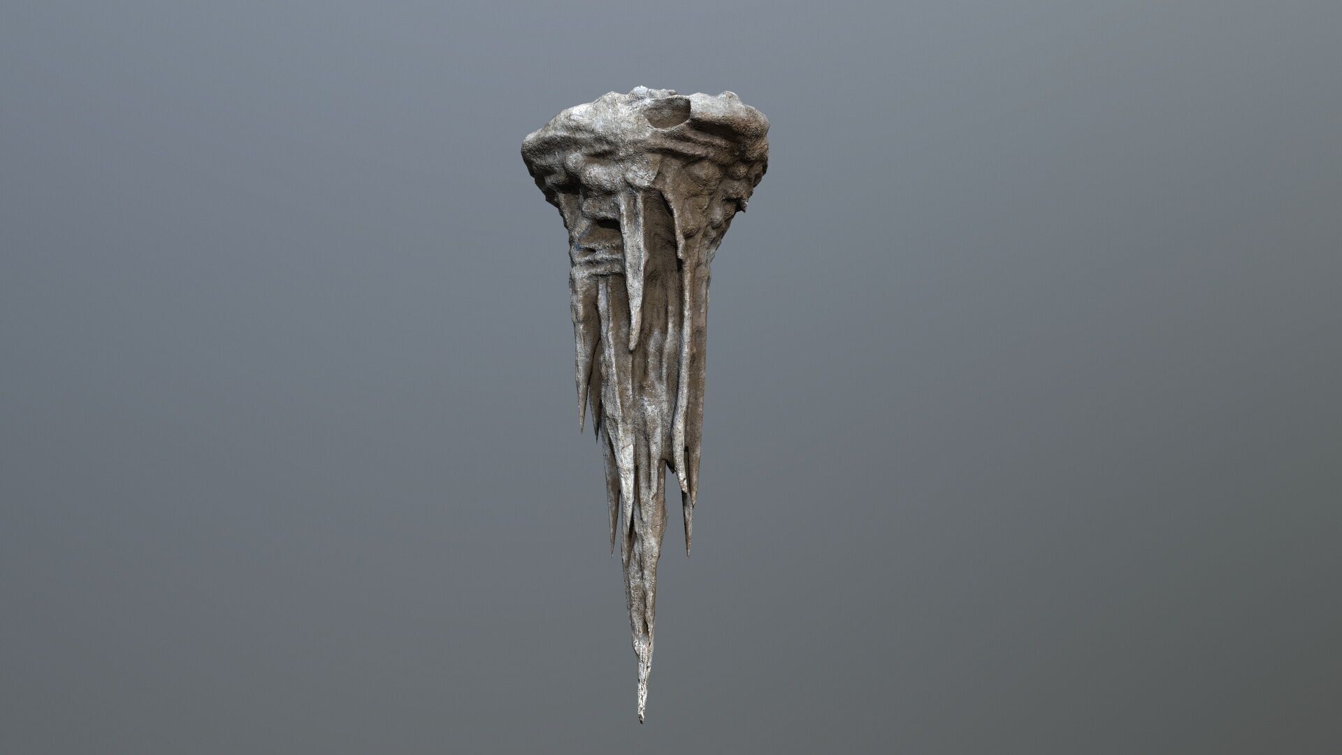 cave rocks Low-poly 3D model_15