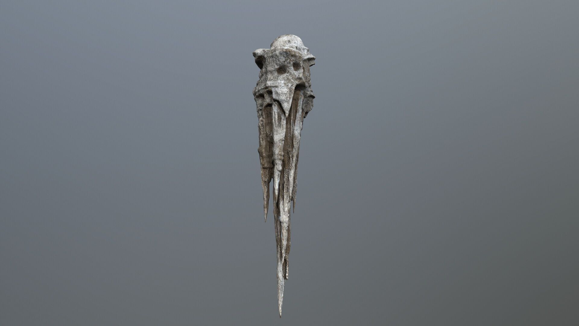 cave rocks Low-poly 3D model_14