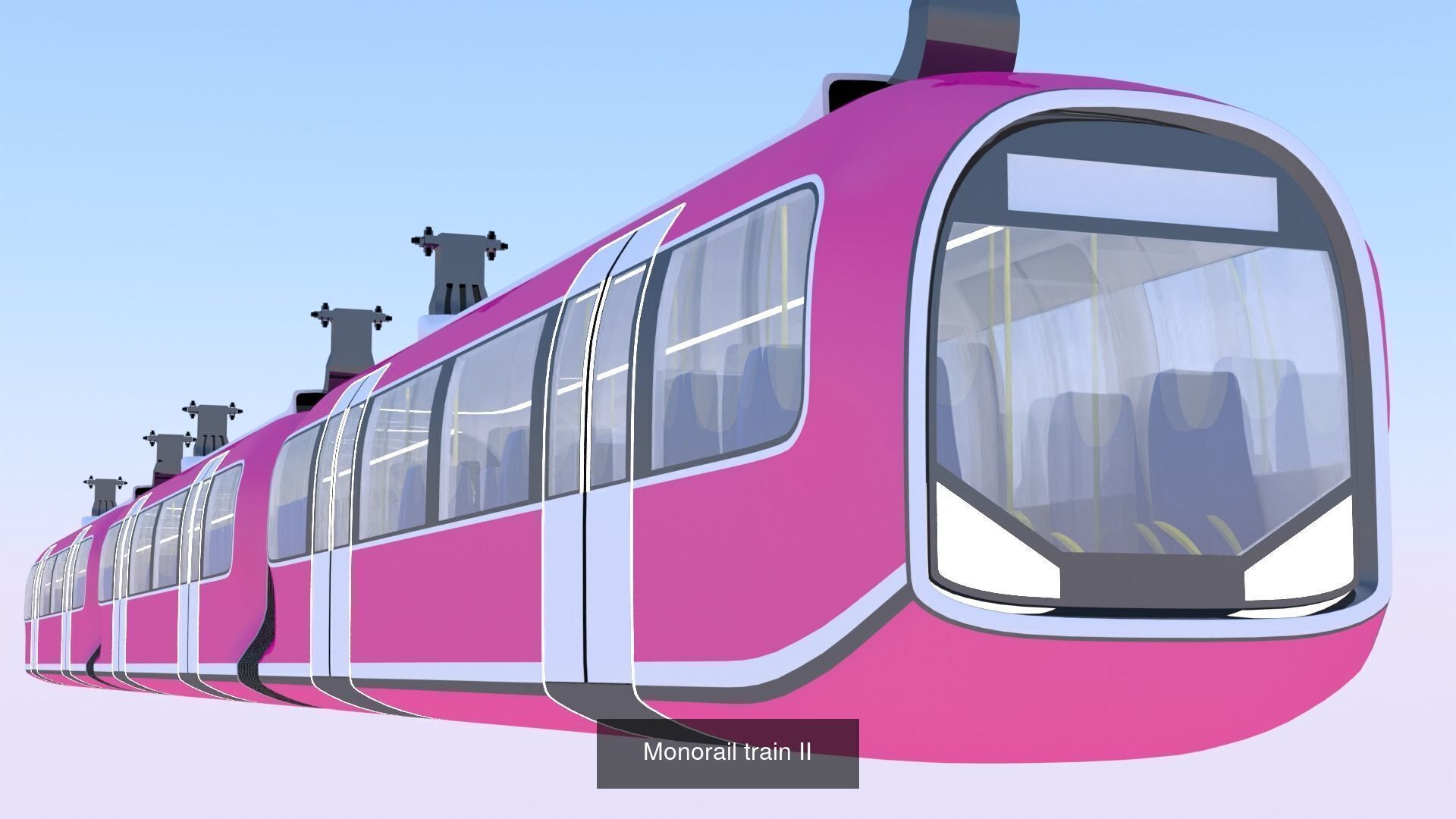 Public transport bundle III 3D Model Collection_2