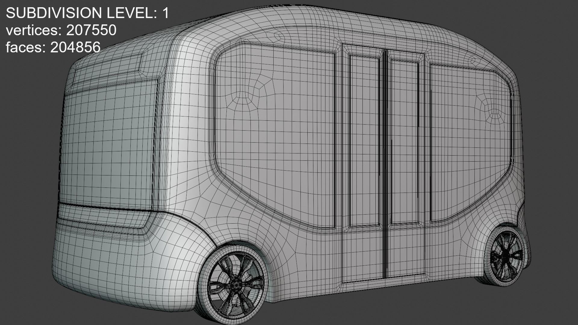 Public transport bundle III 3D Model Collection_11