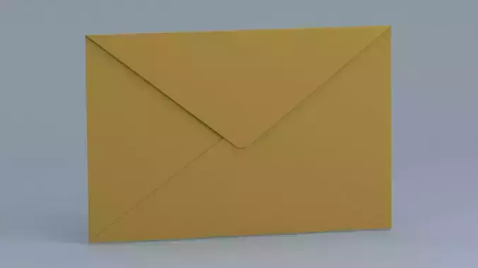 Envelope Brown 3D model