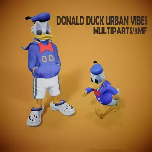 donald duck for 3d printing