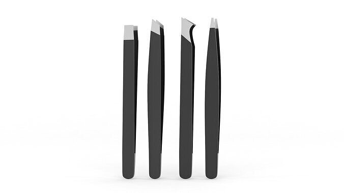 Tweezers Set 3D model