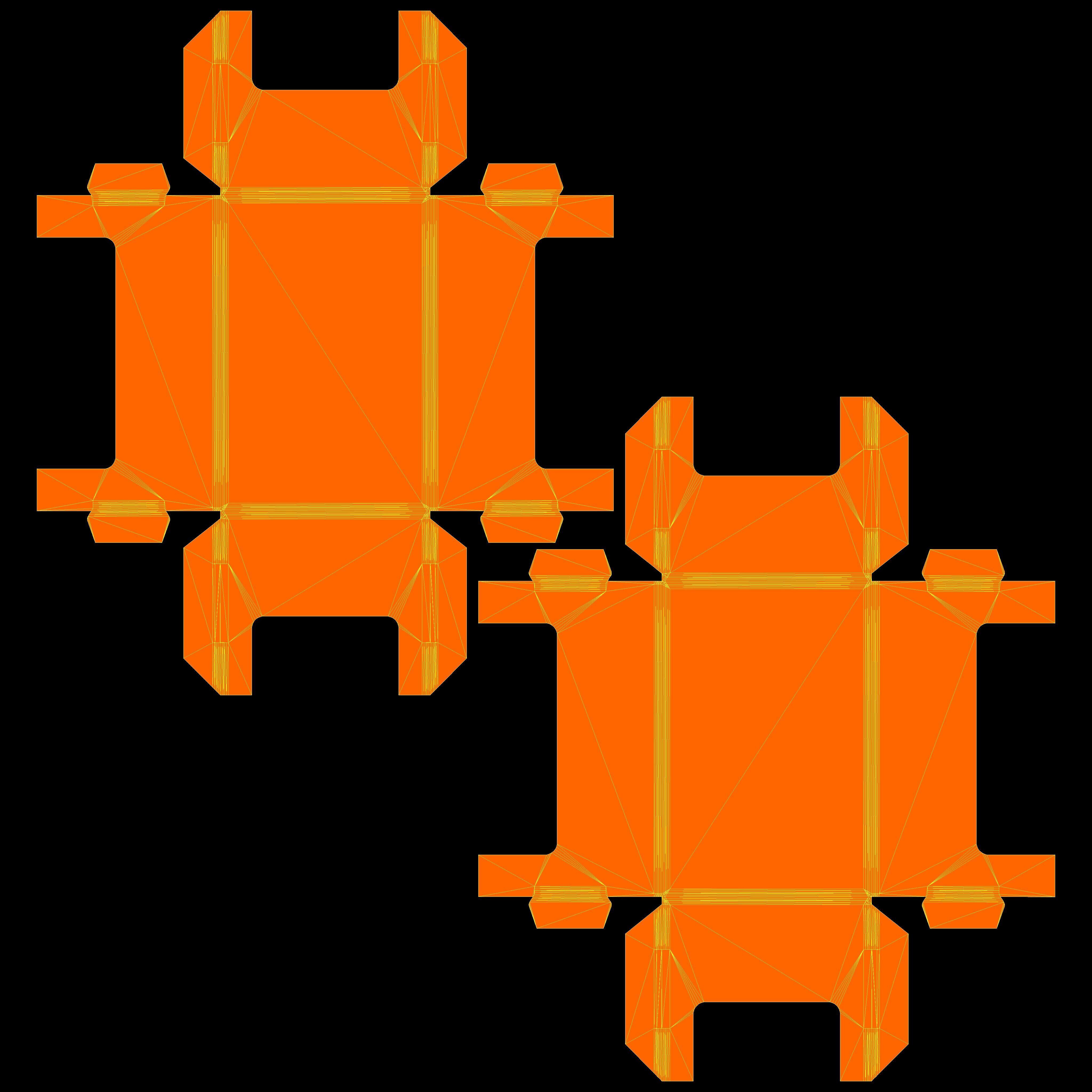 Handcrafted Cardboard House with Miniature Furniture Texture_11