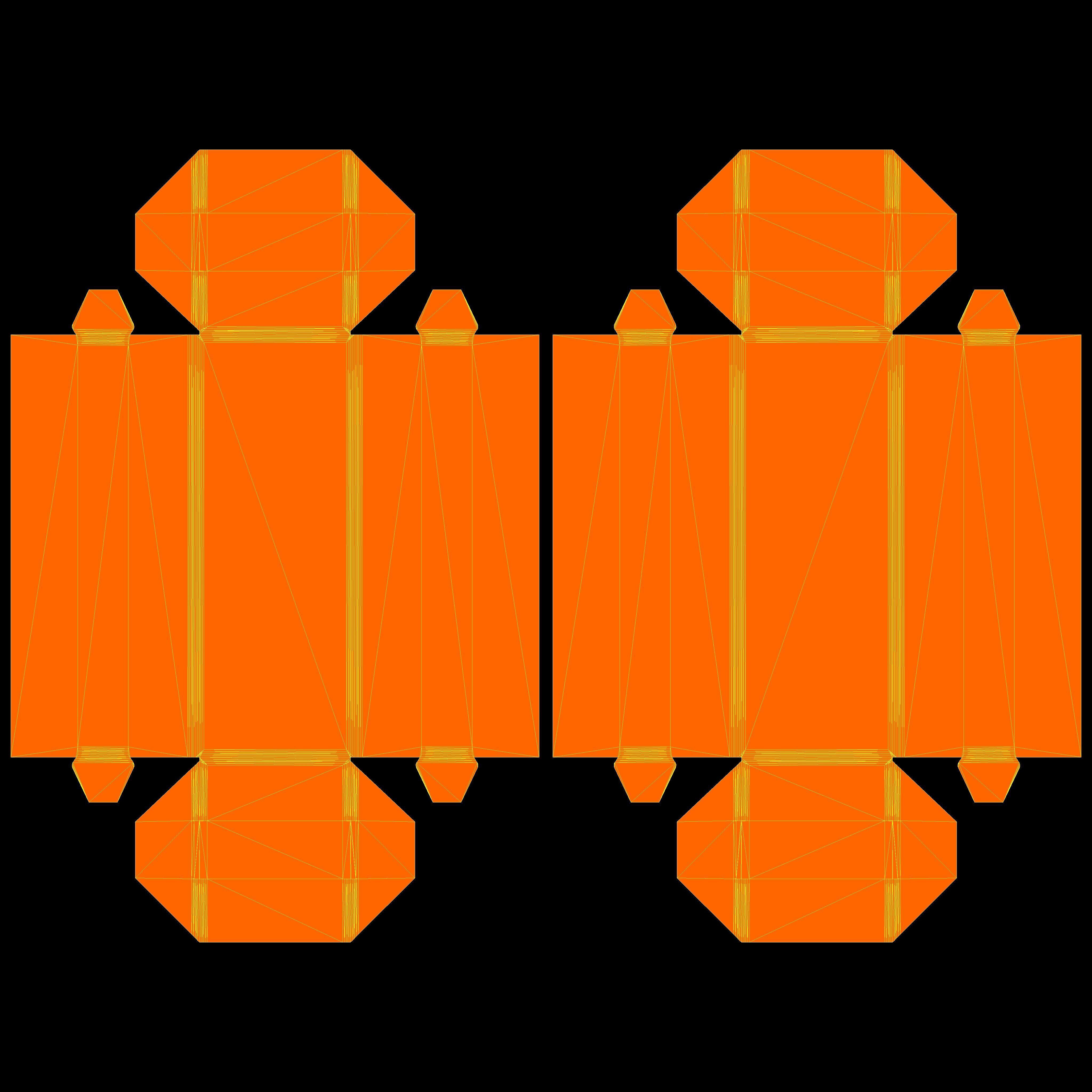 Handcrafted Cardboard House with Miniature Furniture Texture_14