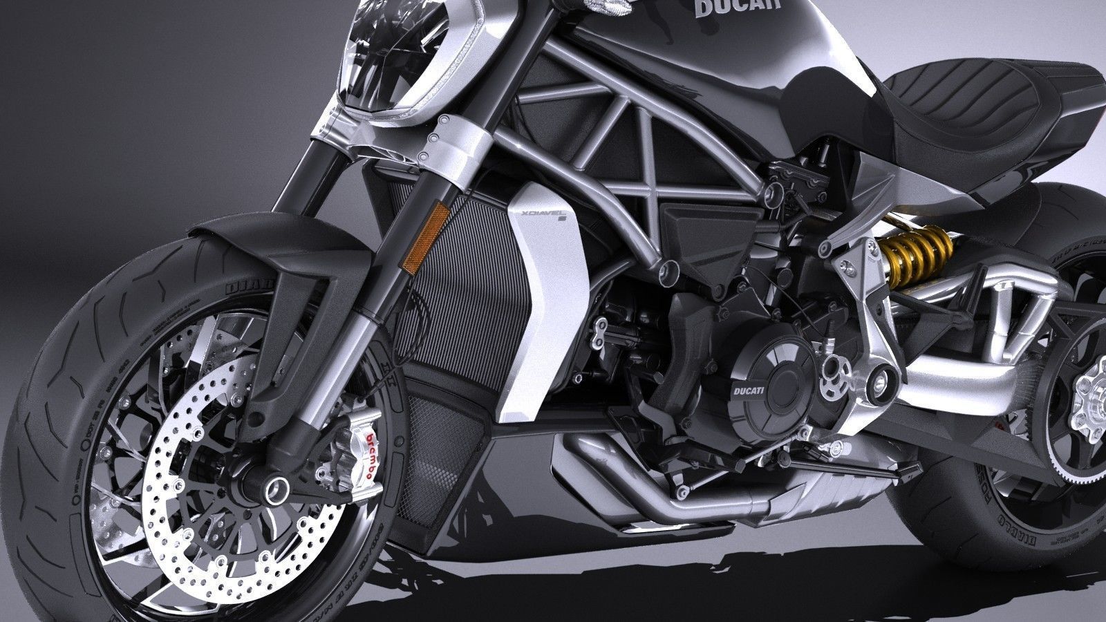 Ducati X-Diavel 2016 3D model_2