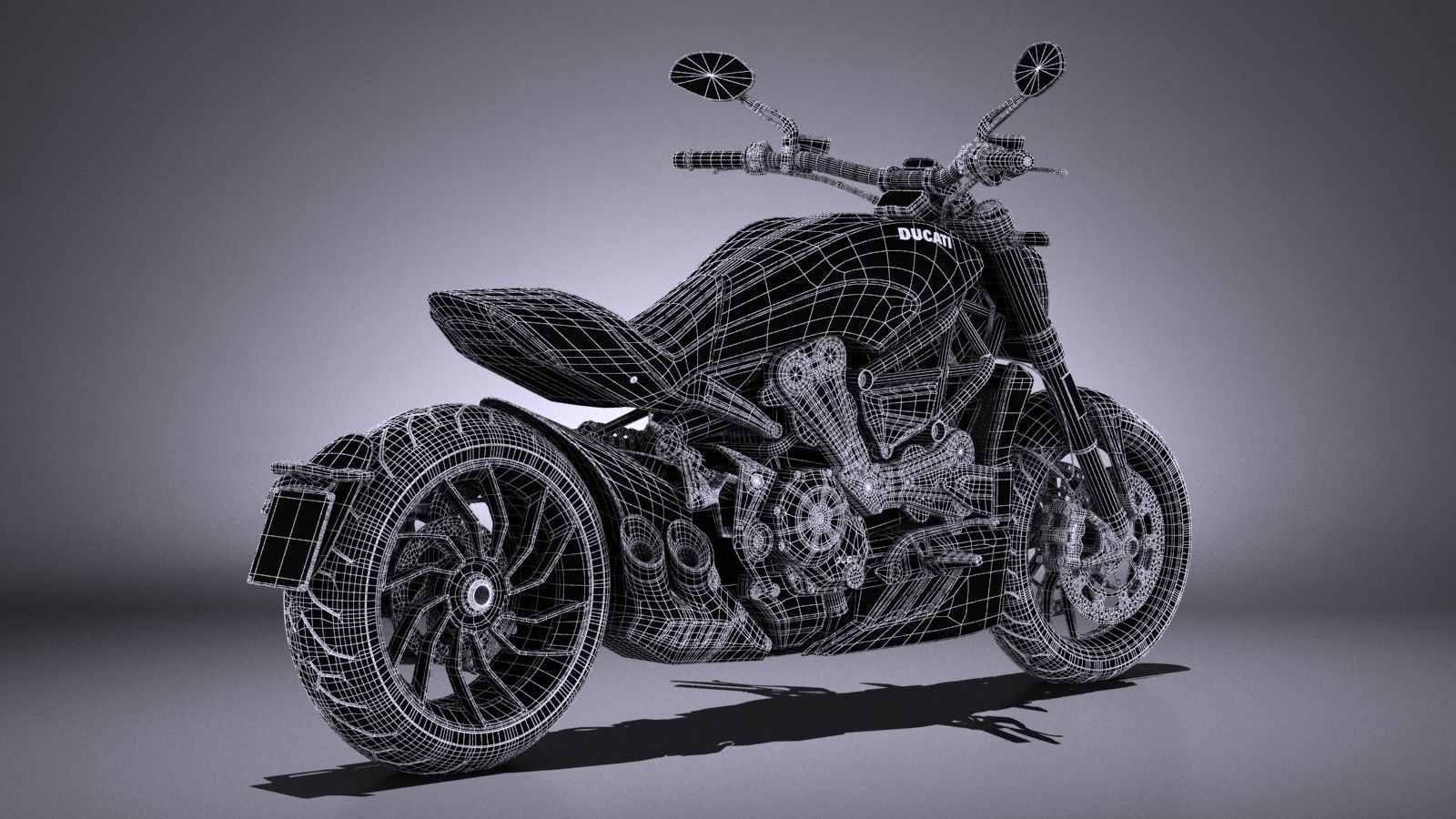 Ducati X-Diavel 2016 3D model_15