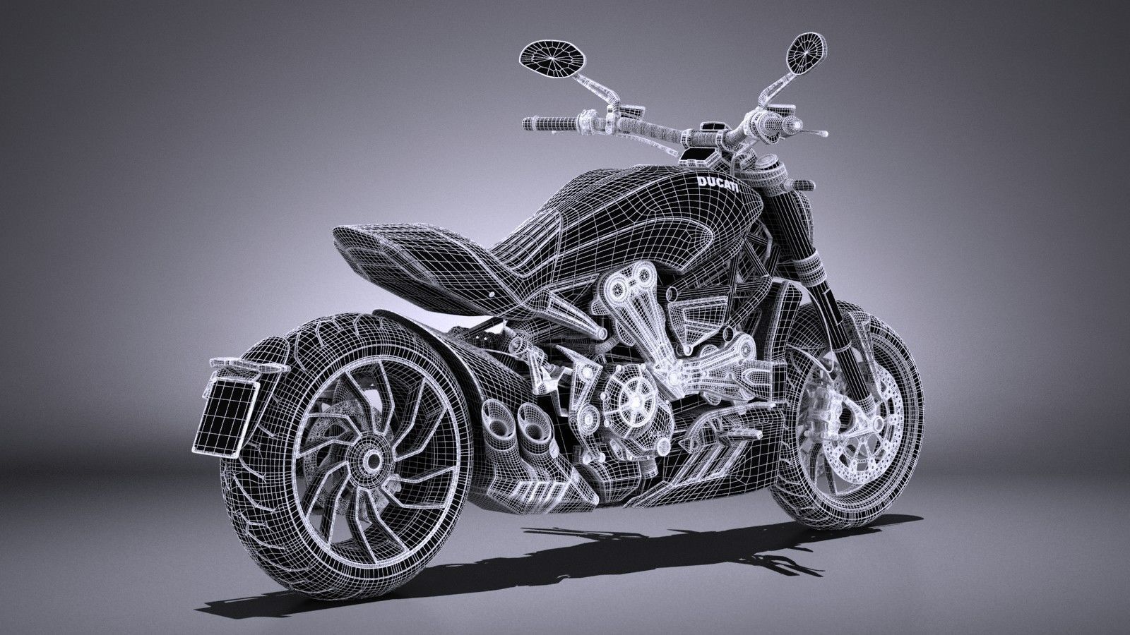 Ducati X-Diavel 2016 3D model_13