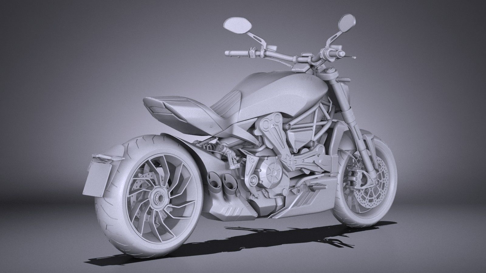 Ducati X-Diavel 2016 3D model_11