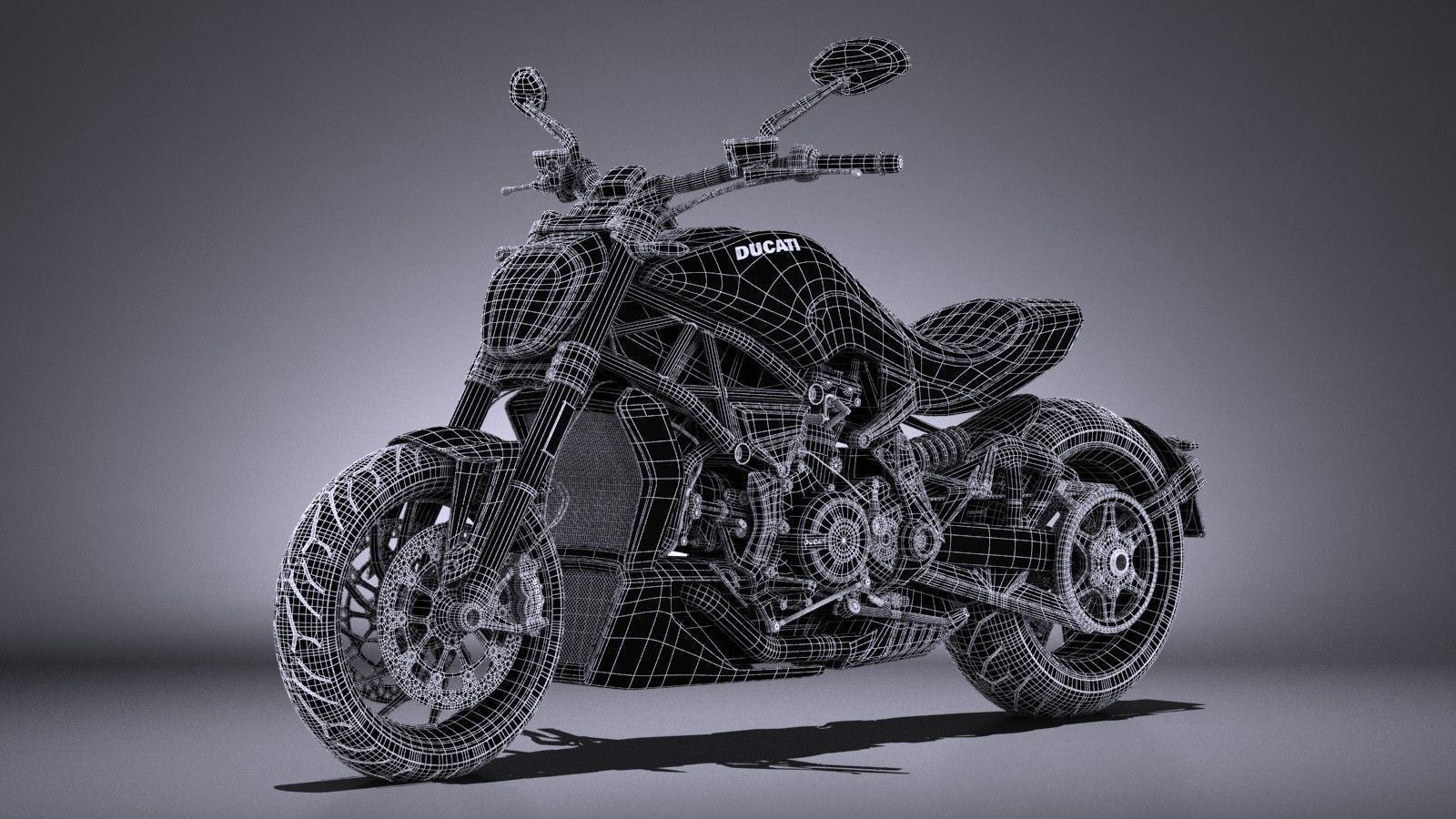 Ducati X-Diavel 2016 3D model_14