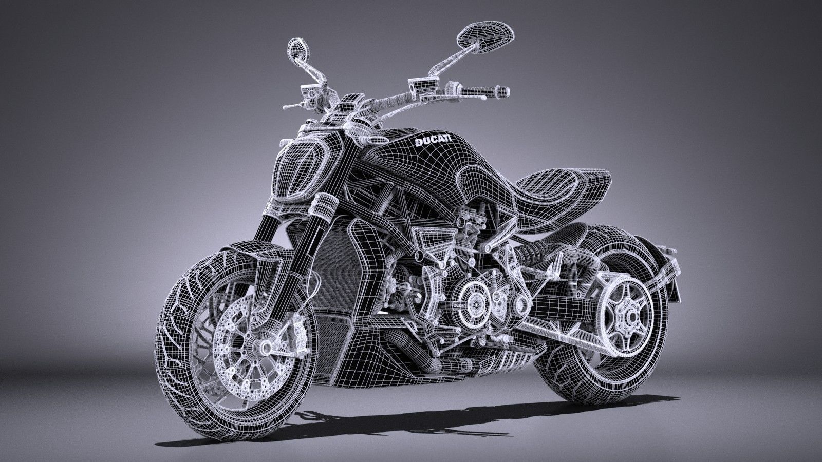 Ducati X-Diavel 2016 3D model_12