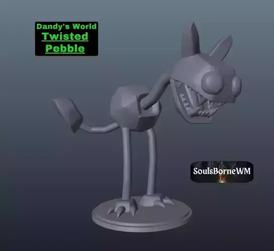 Dandy World Twisted Pebble 3D print model