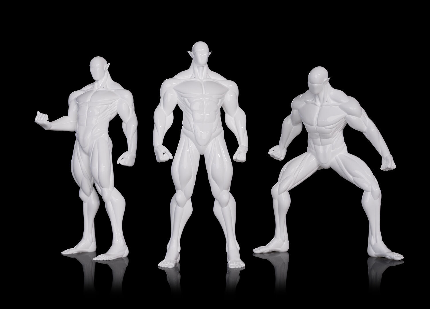 Male base body 3D model_2