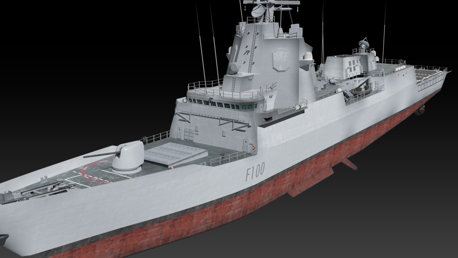 Spanish navy game ready model collection _21