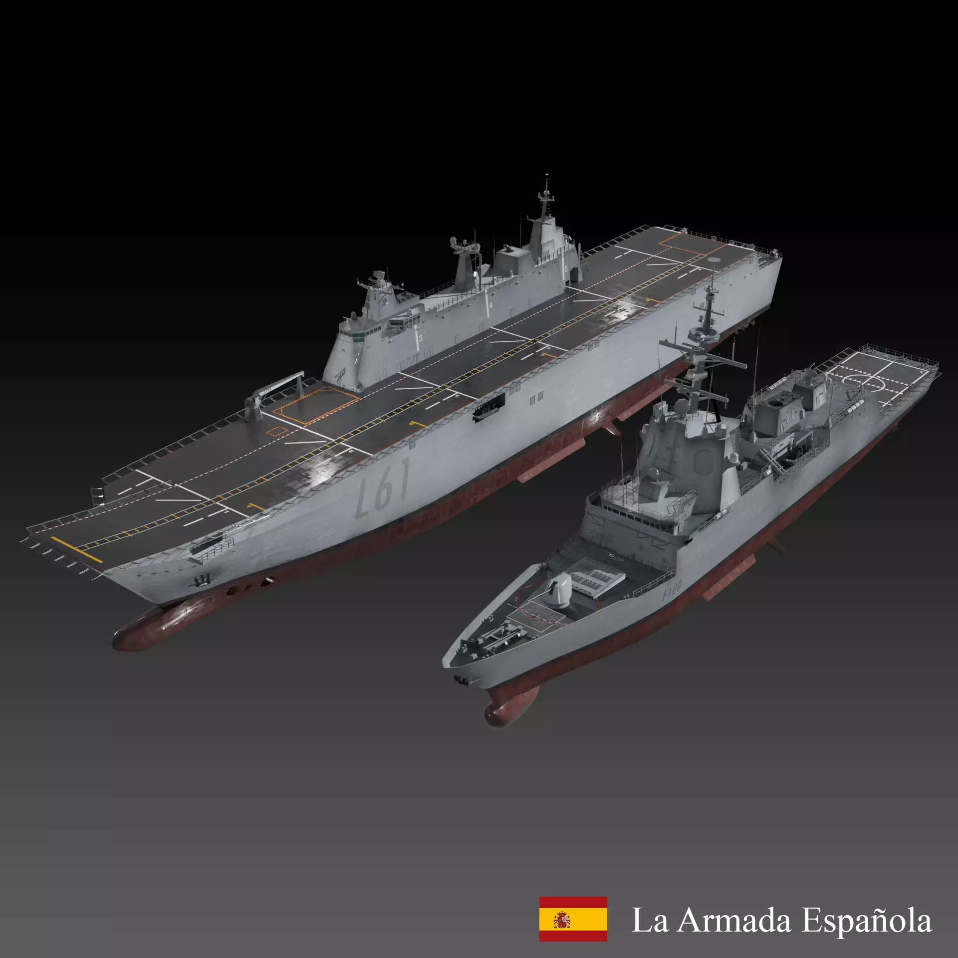 Spanish navy game ready model collection _0