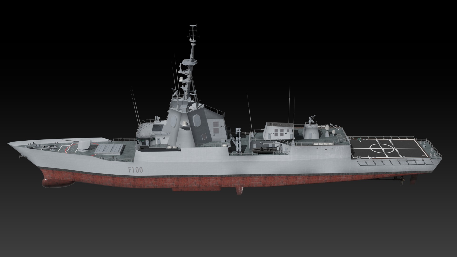 Spanish navy game ready model collection _20