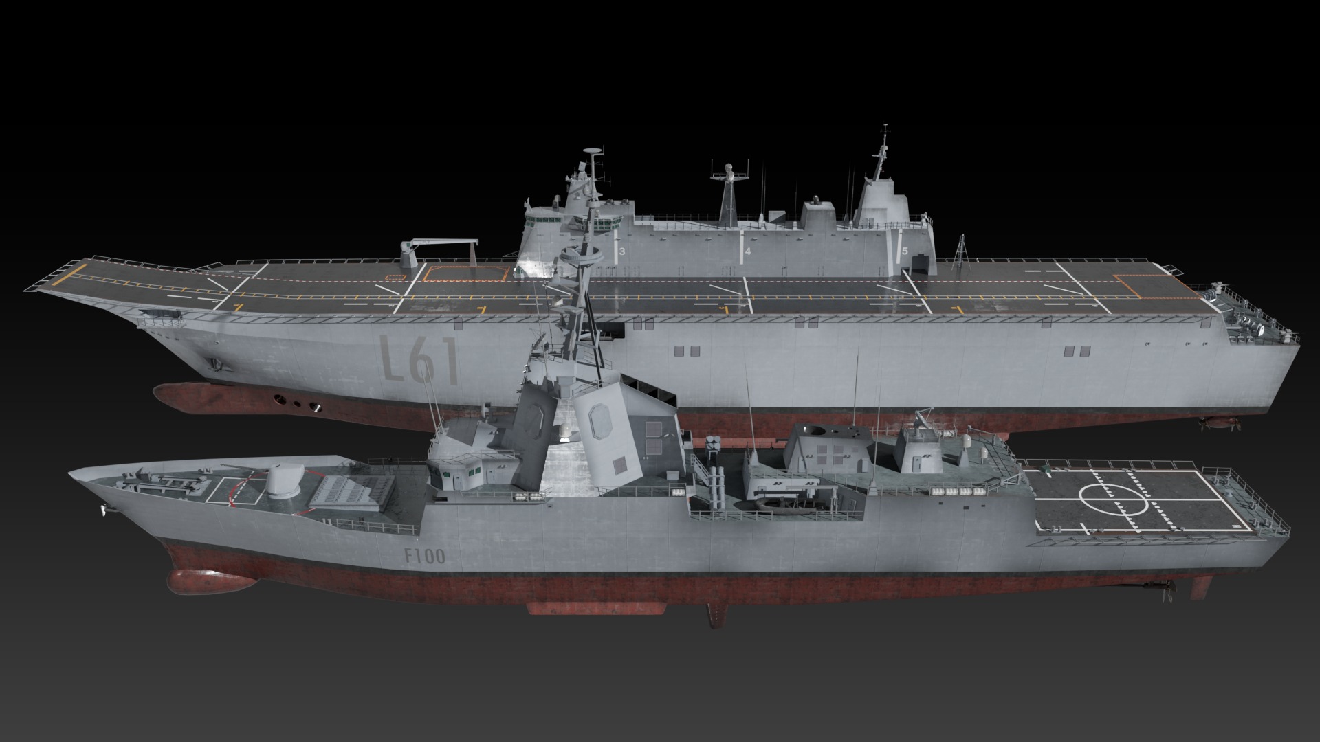 Spanish navy game ready model collection _5