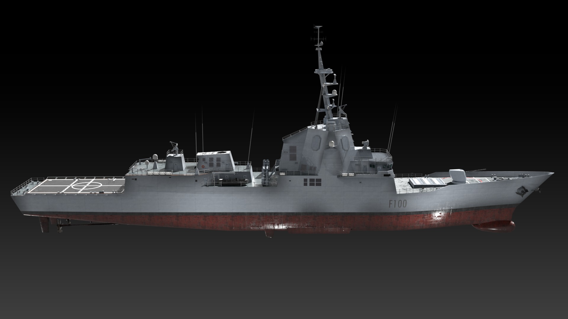 Spanish navy game ready model collection _17