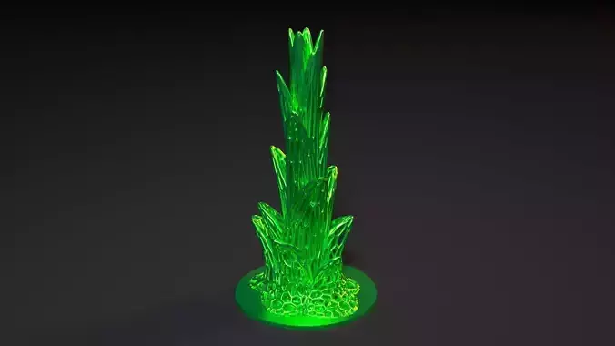 Alien plant 3D print model