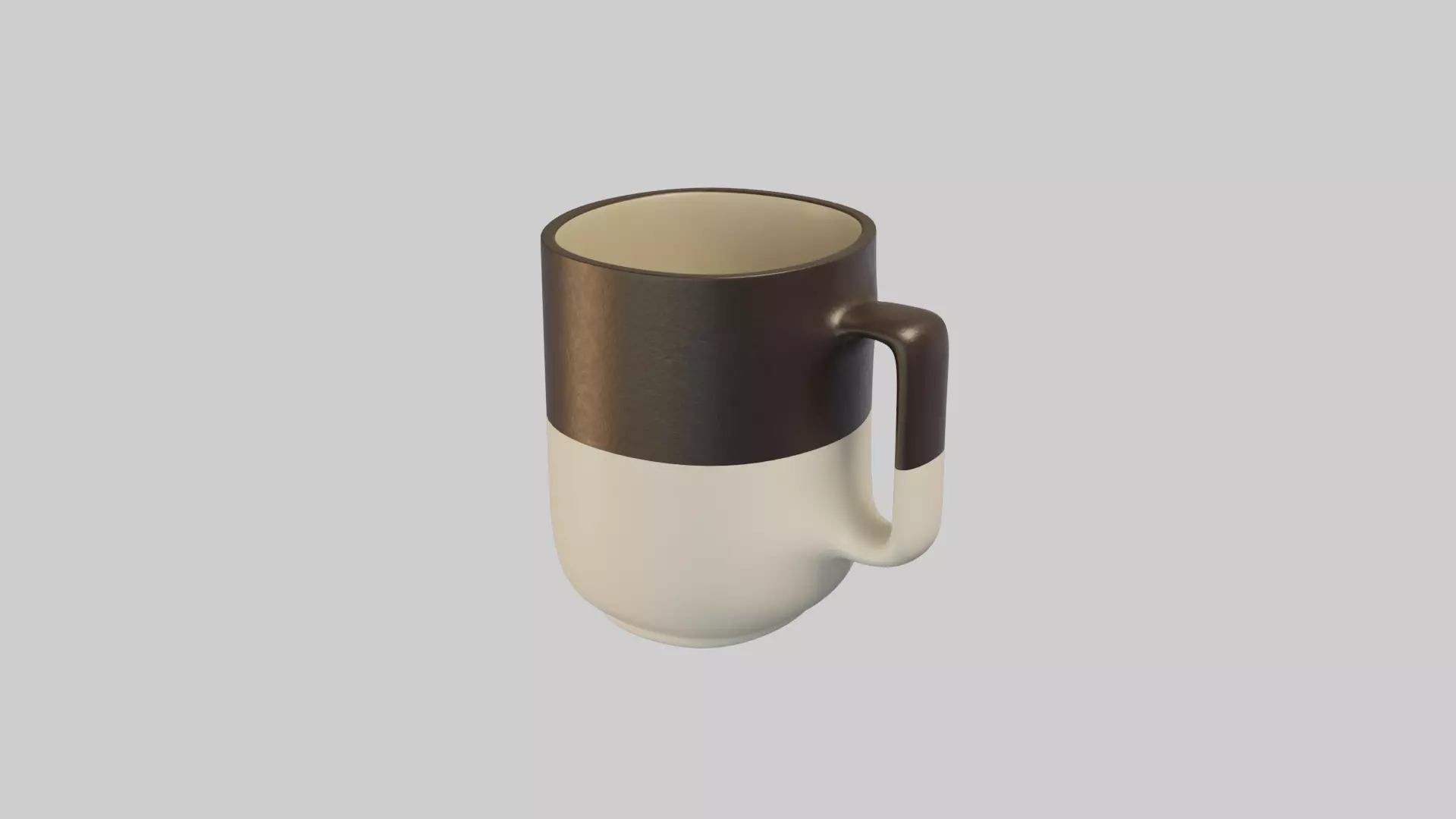 Black and White Mug Free low-poly 3D model