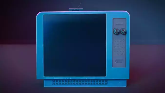 Retro TV Stylized