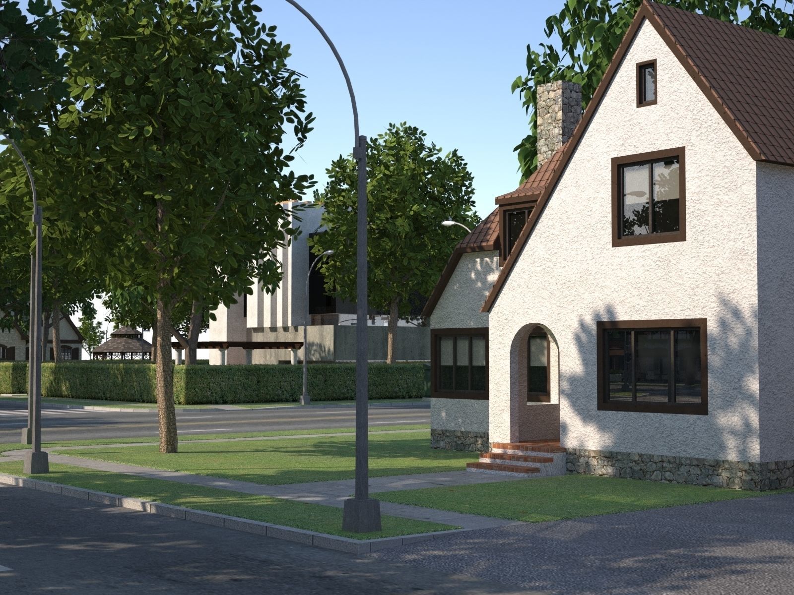 City Town KC10 Low-poly 3D model_20