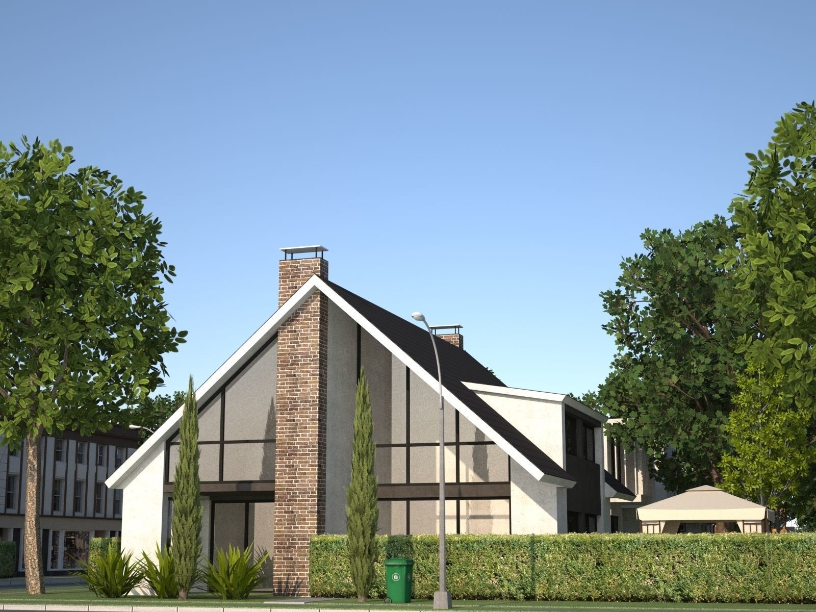 City Town KC10 Low-poly 3D model_38