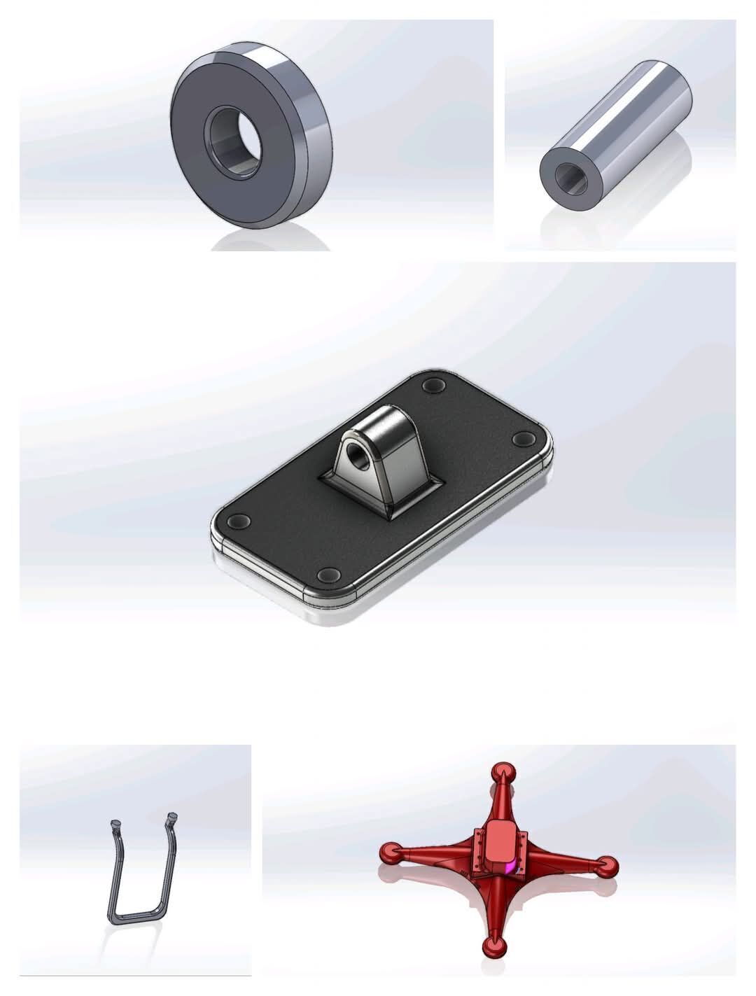 Precision UAV Camera Drone High Detail 3D Model 3D model_10