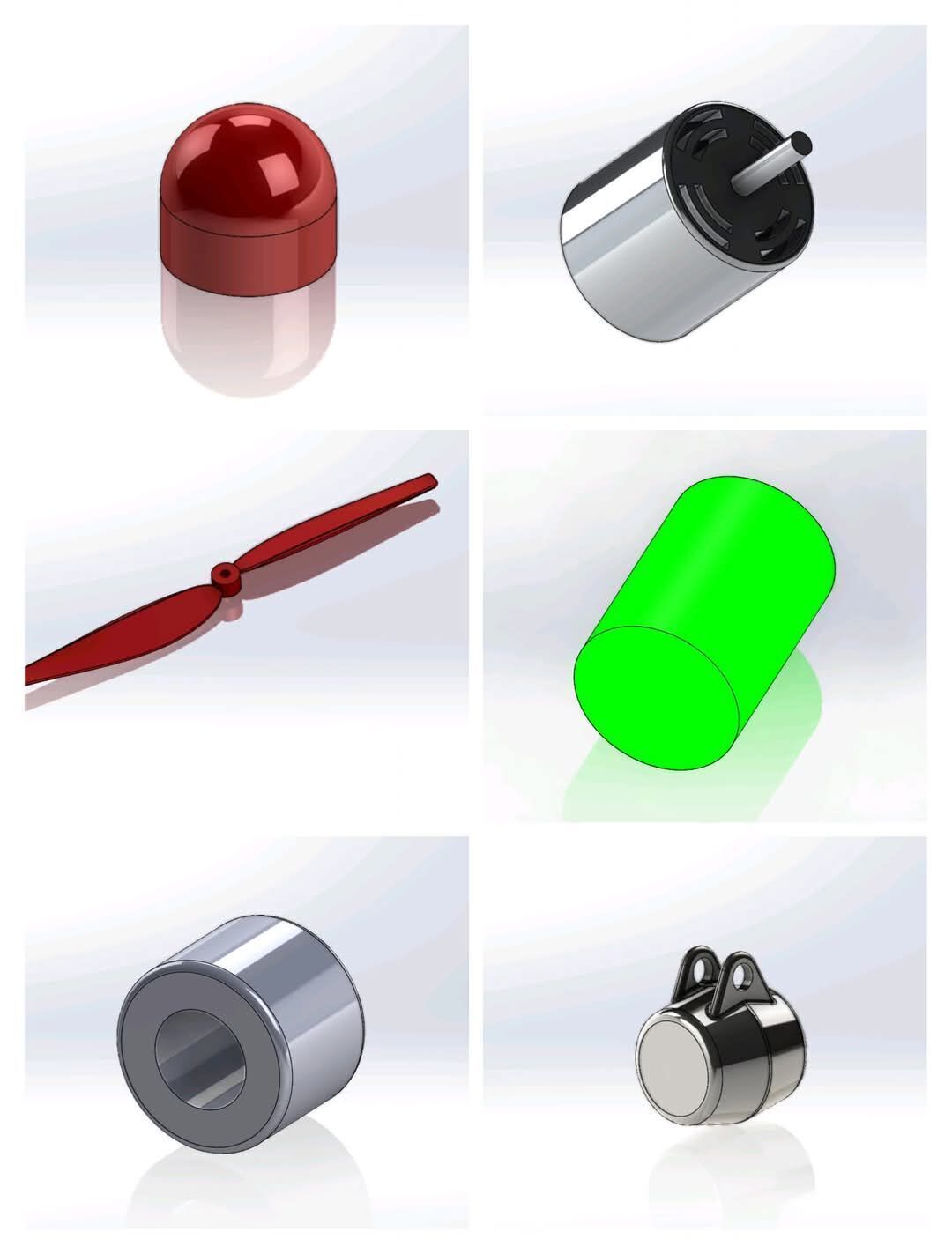 Precision UAV Camera Drone High Detail 3D Model 3D model_9