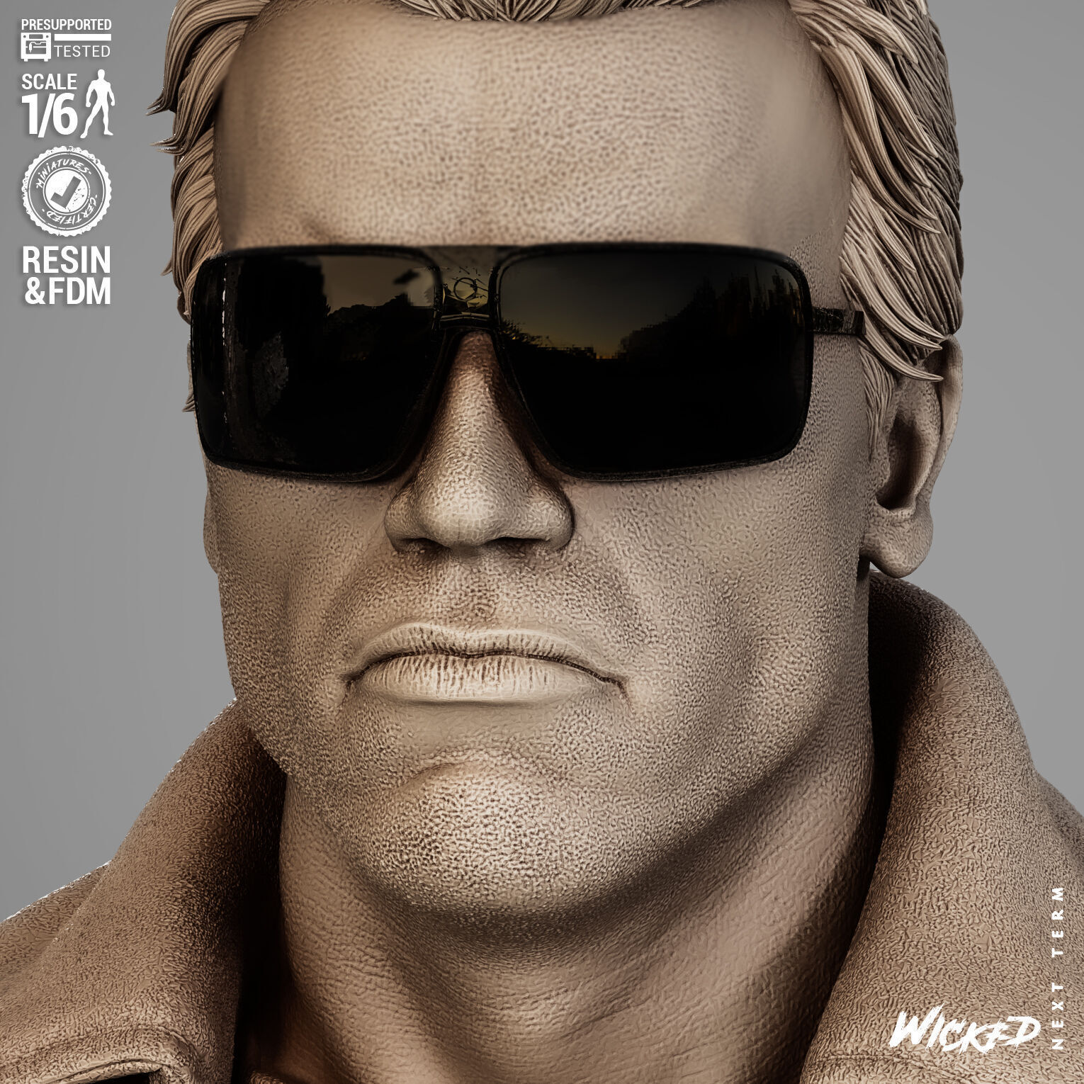 Wicked Movies Terminator Diorama 3D print model_21
