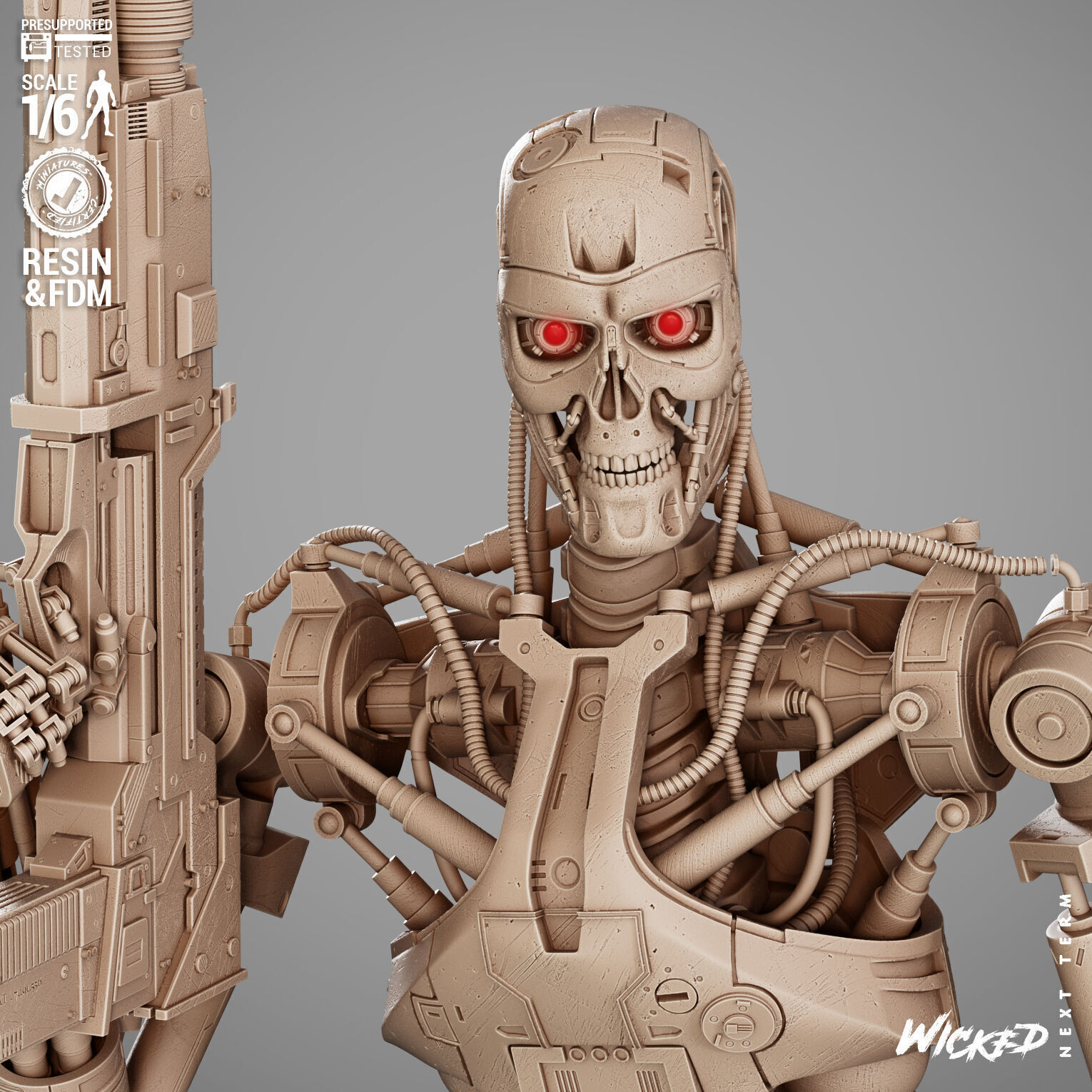 Wicked Movies Terminator Diorama 3D print model_31