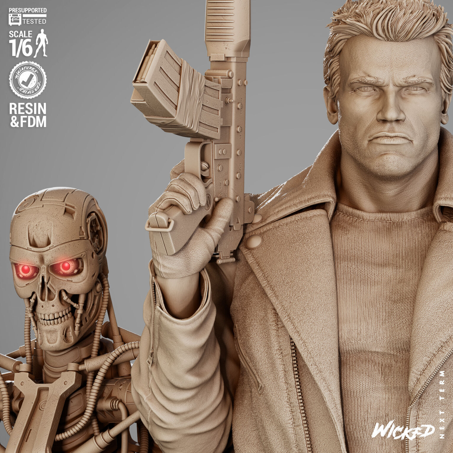 Wicked Movies Terminator Diorama 3D print model_18