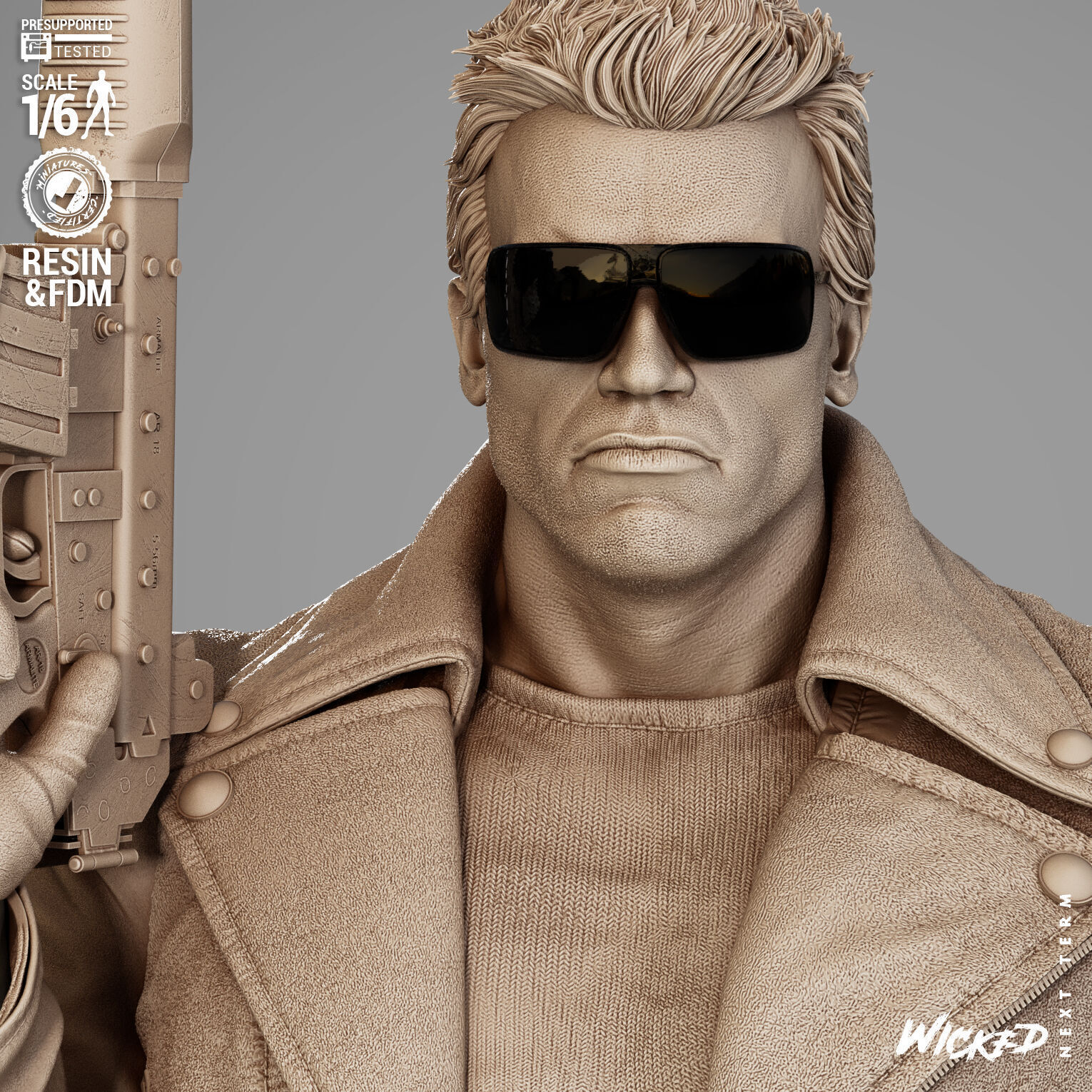 Wicked Movies Terminator Diorama 3D print model_19