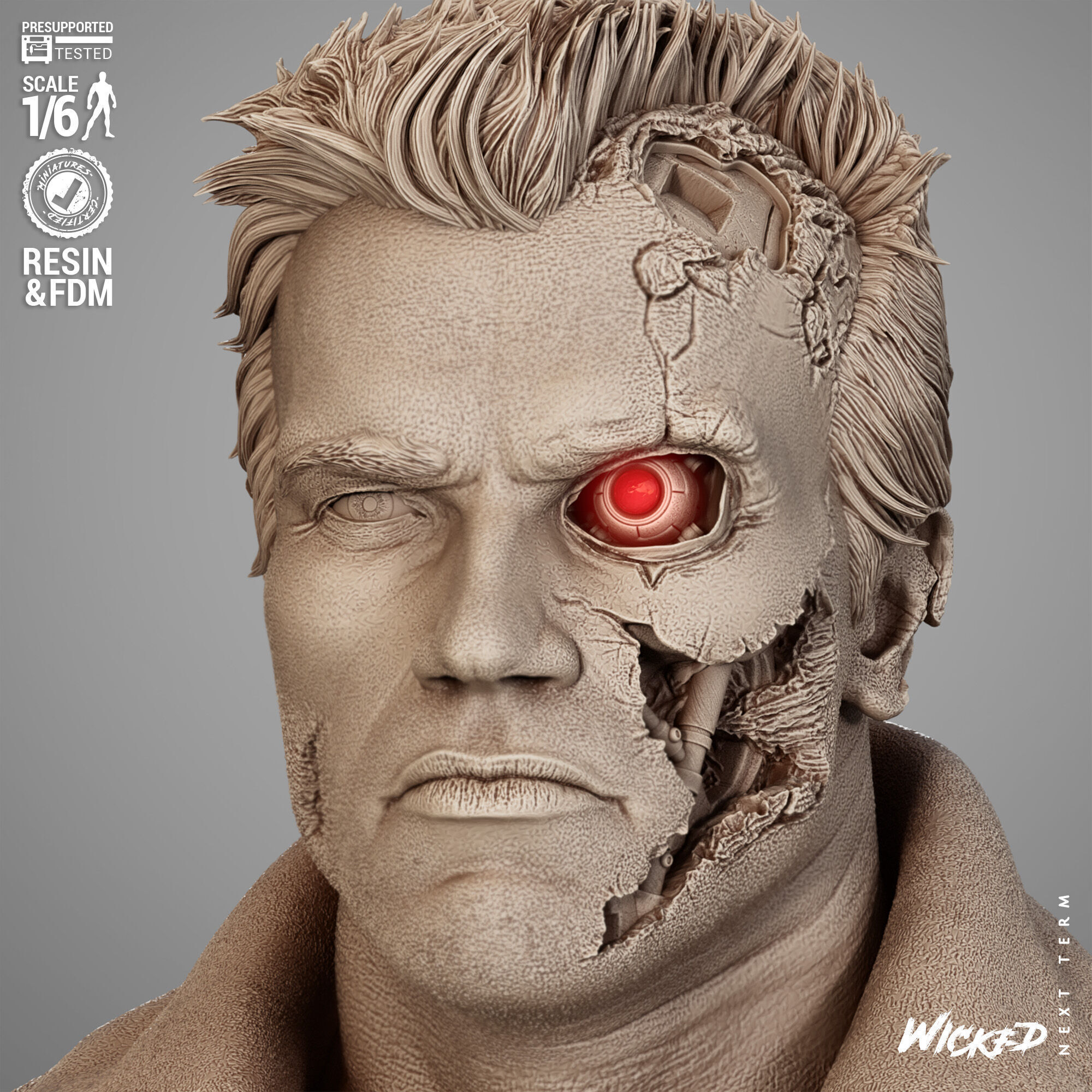 Wicked Movies Terminator Diorama 3D print model_34