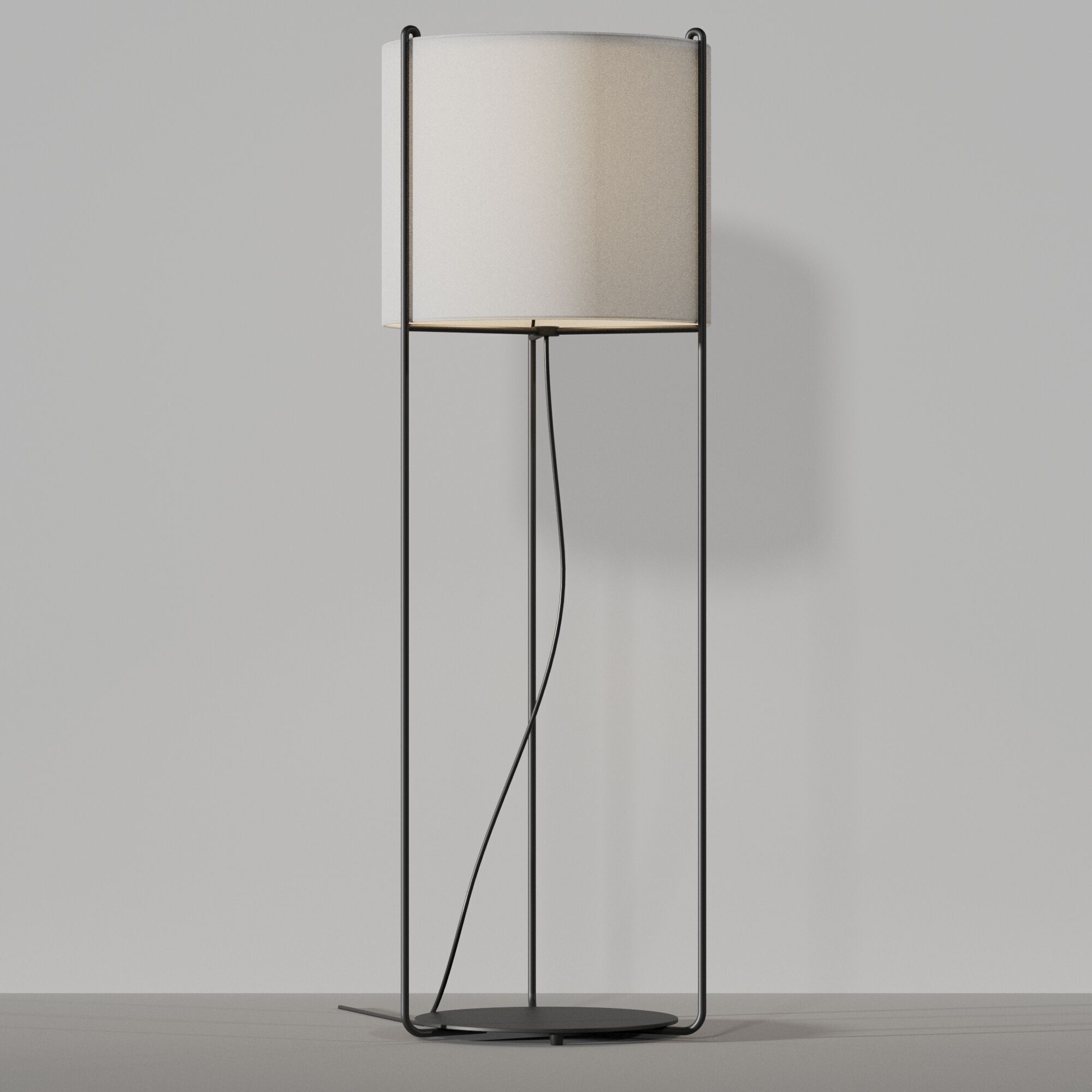 Floor lamp Faro Barcelona DRUM 3D model_10