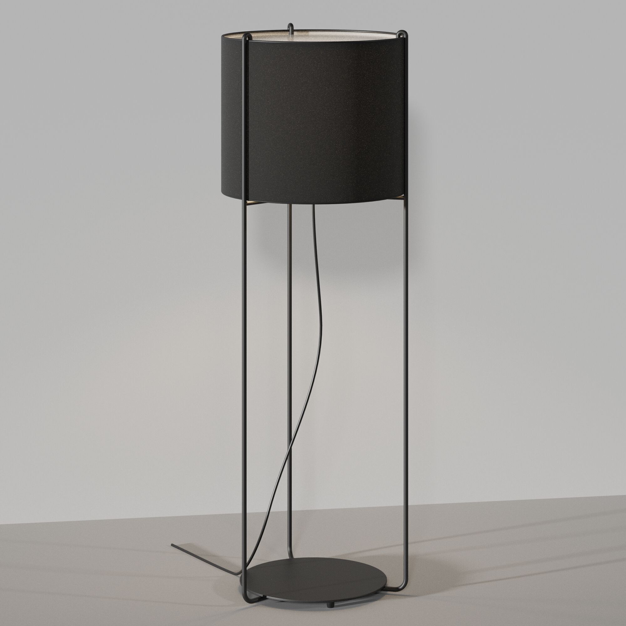 Floor lamp Faro Barcelona DRUM 3D model_13