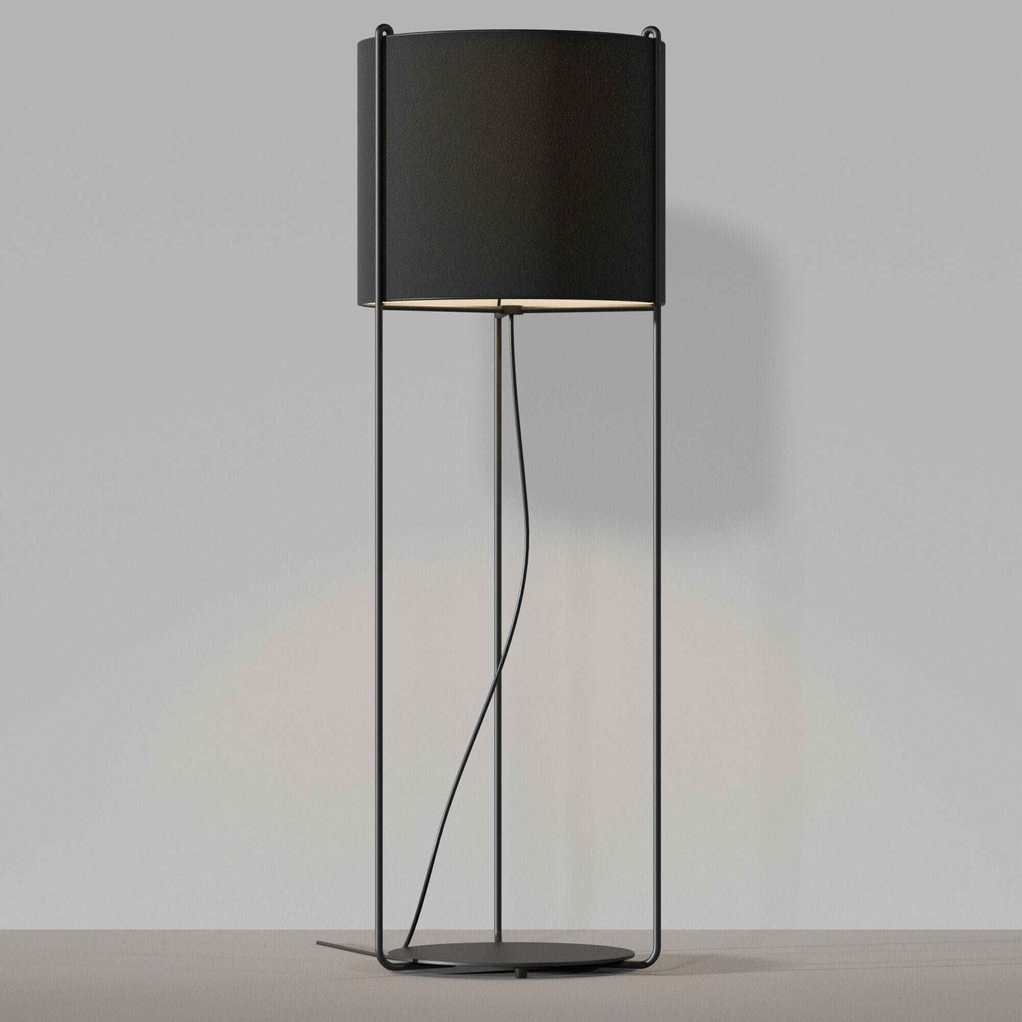 Floor lamp Faro Barcelona DRUM 3D model_11