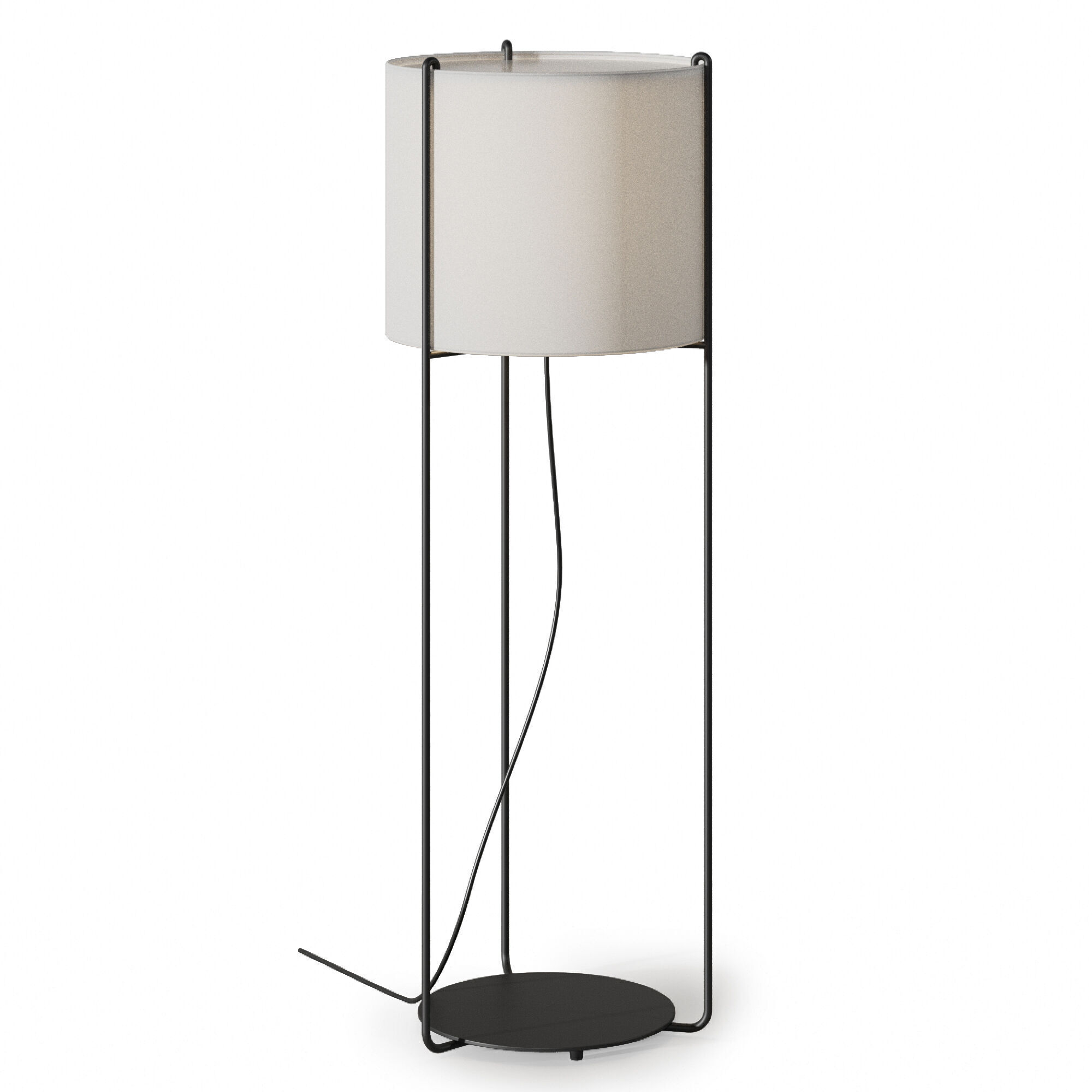 Floor lamp Faro Barcelona DRUM 3D model_3
