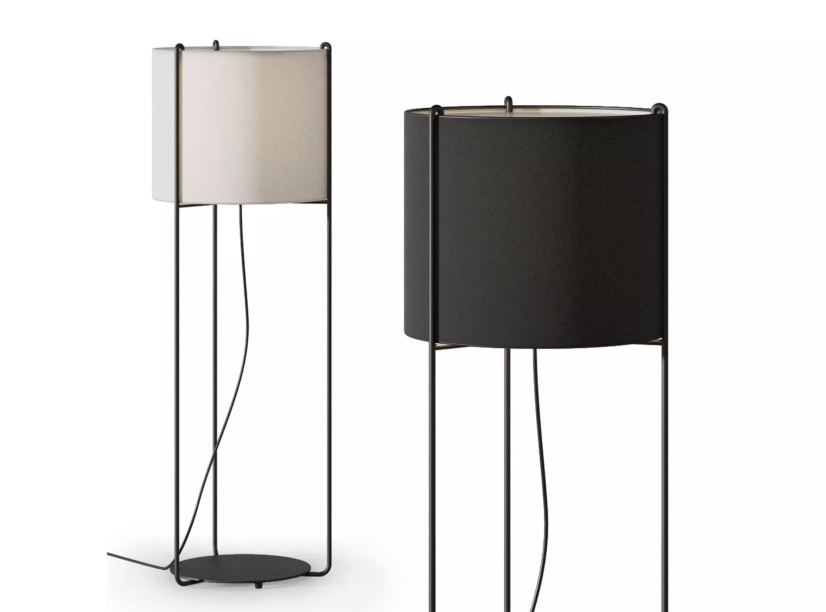 Floor lamp Faro Barcelona DRUM 3D model_0