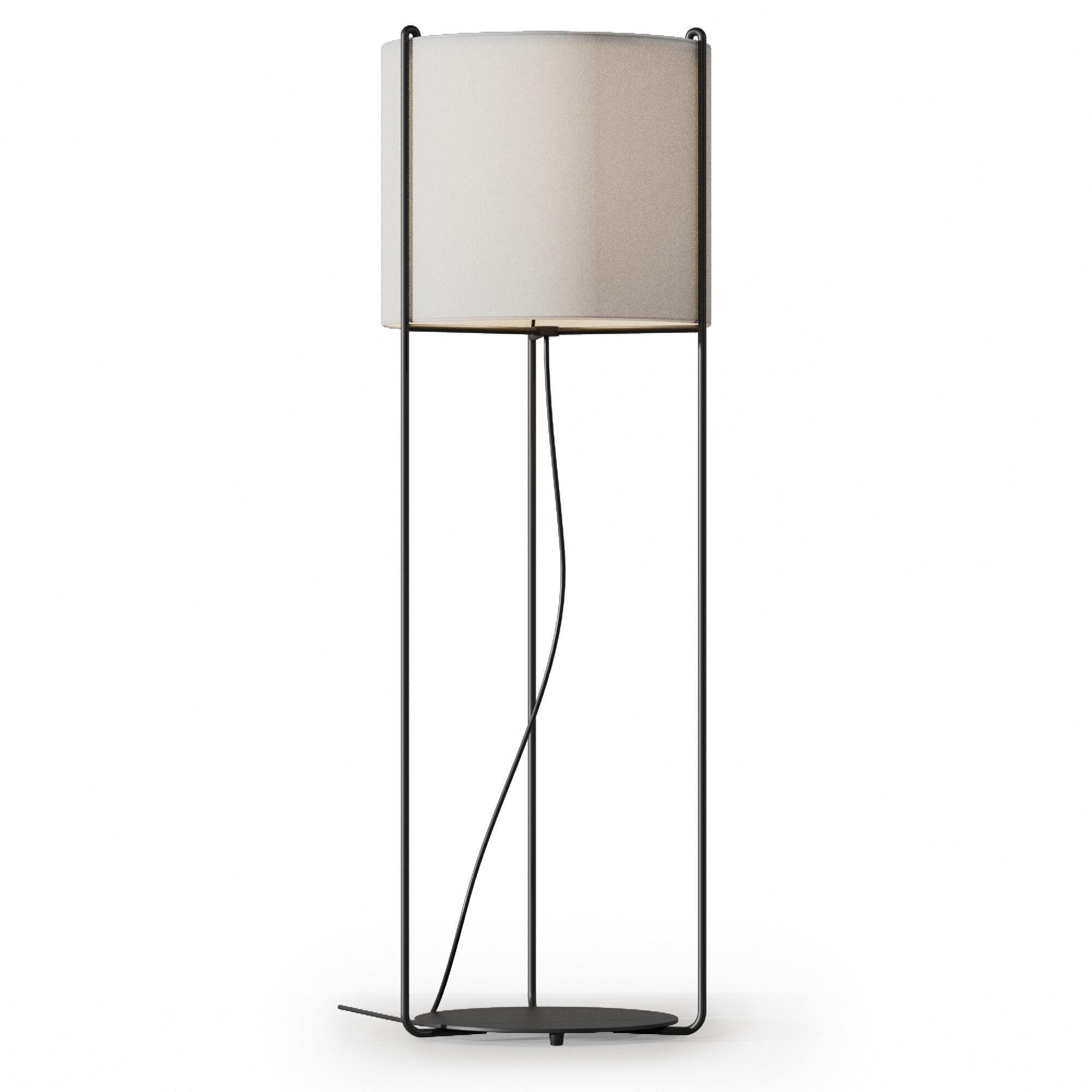Floor lamp Faro Barcelona DRUM 3D model_5