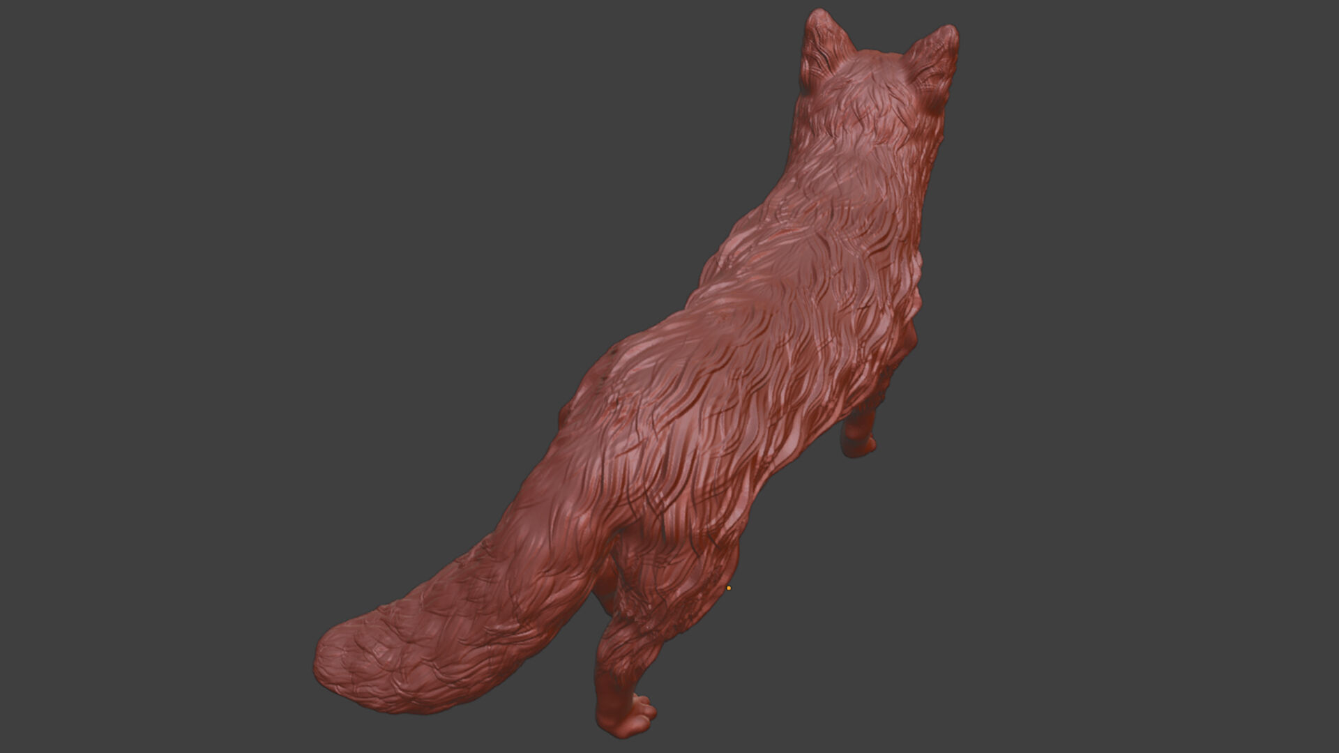 Realistic Red Fox 3D print model_9