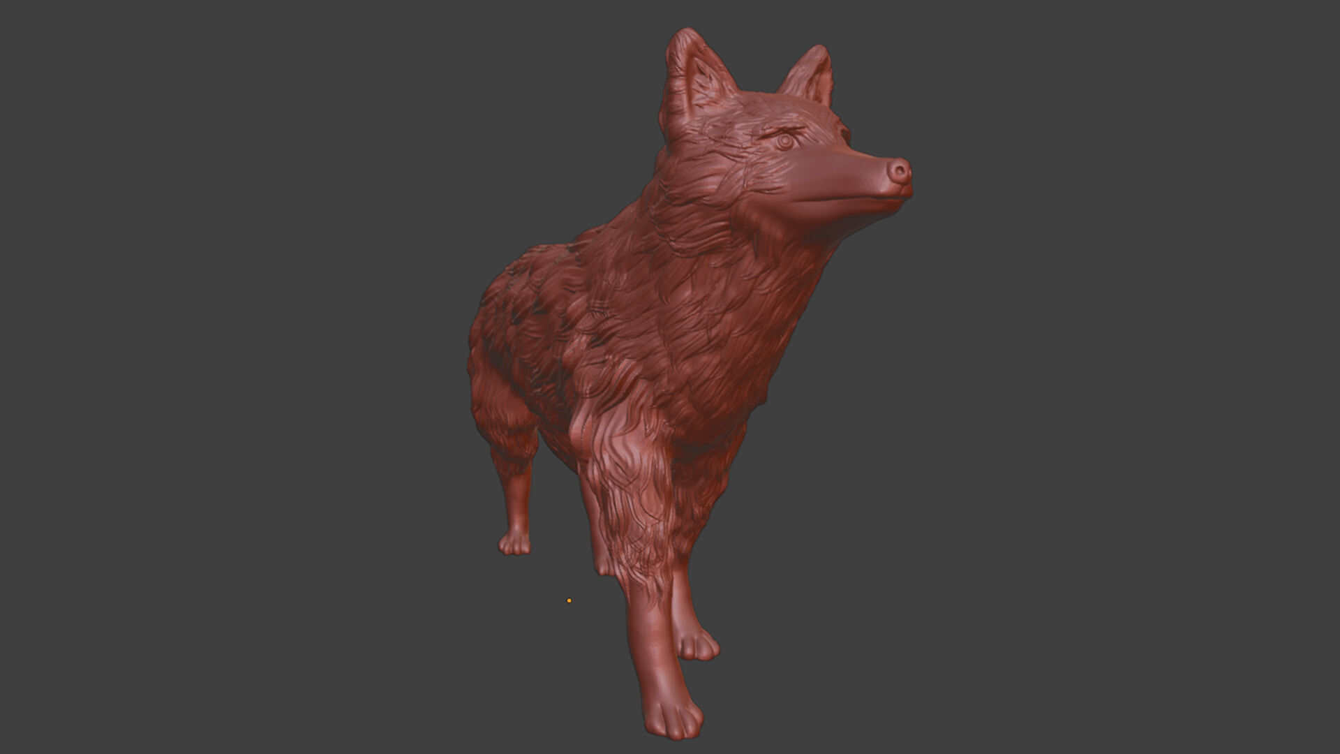Realistic Red Fox 3D print model_7