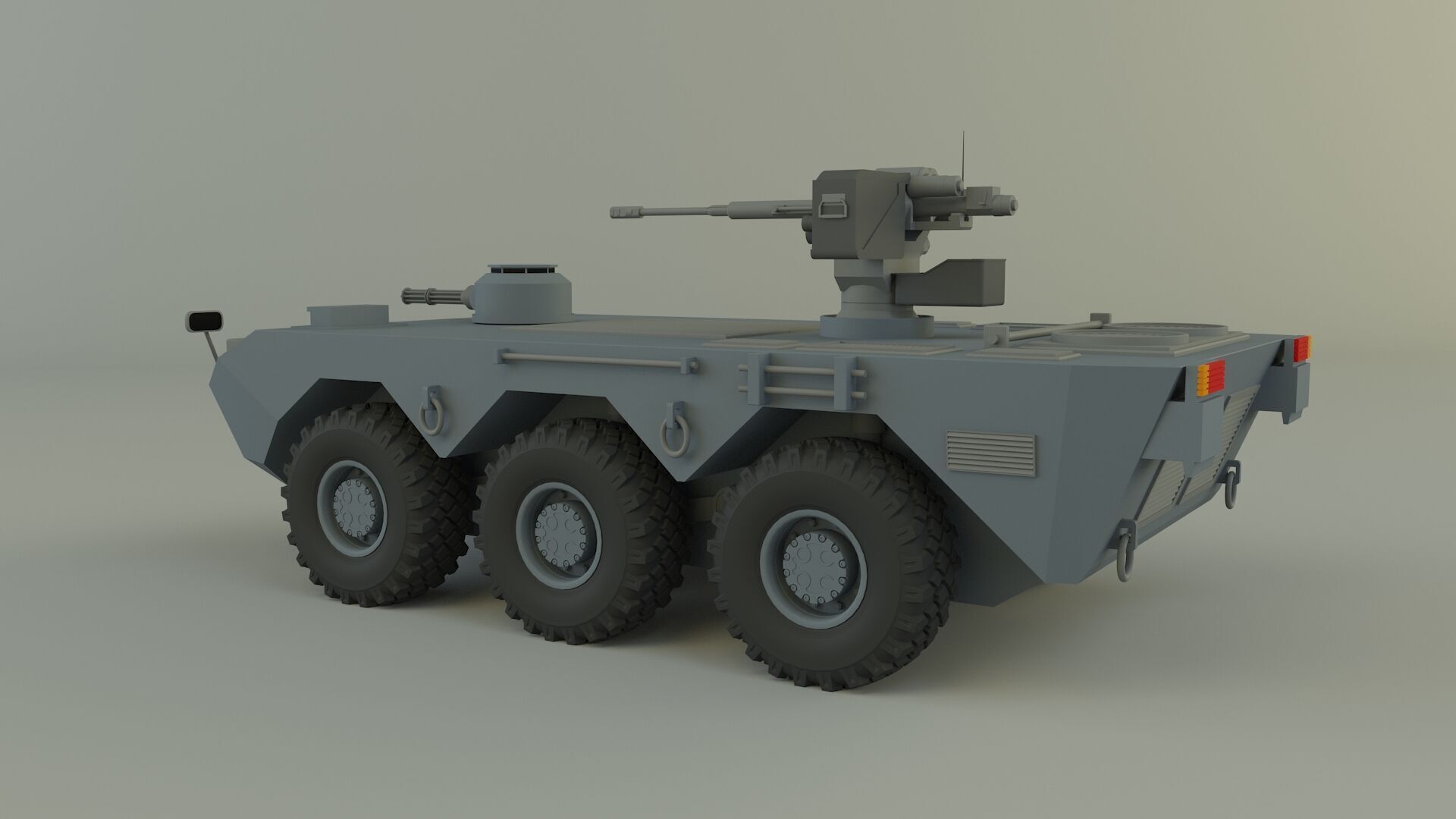 Armored vehicle 3D model_1