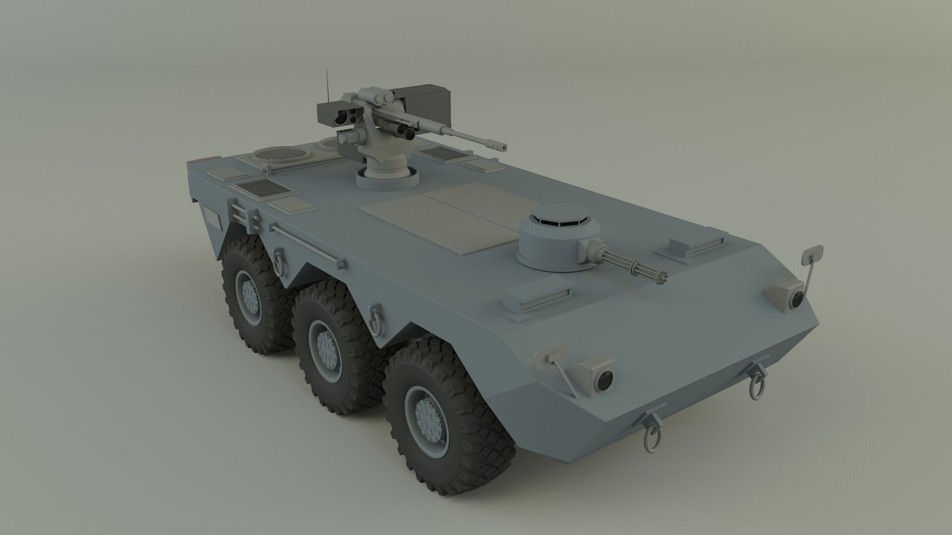 Armored vehicle 3D model_6