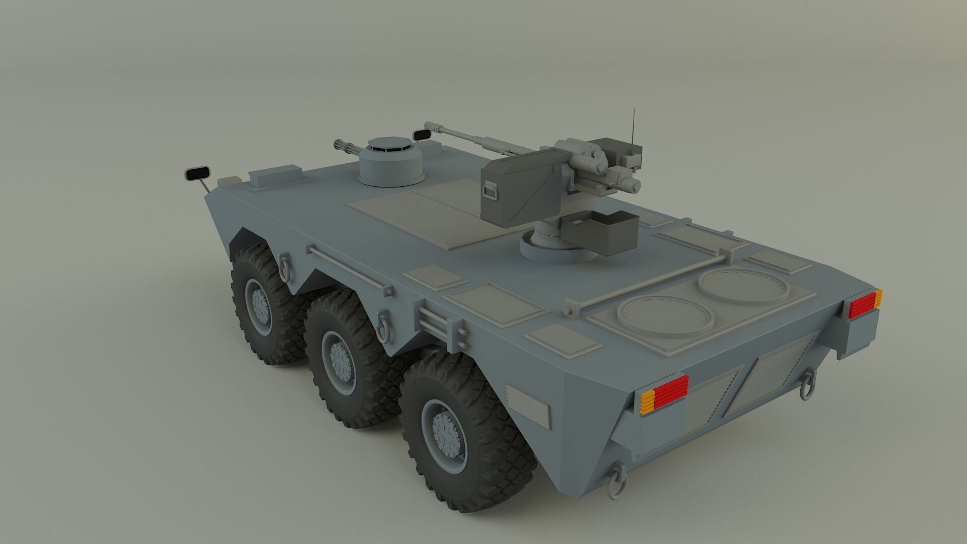 Armored vehicle 3D model_7