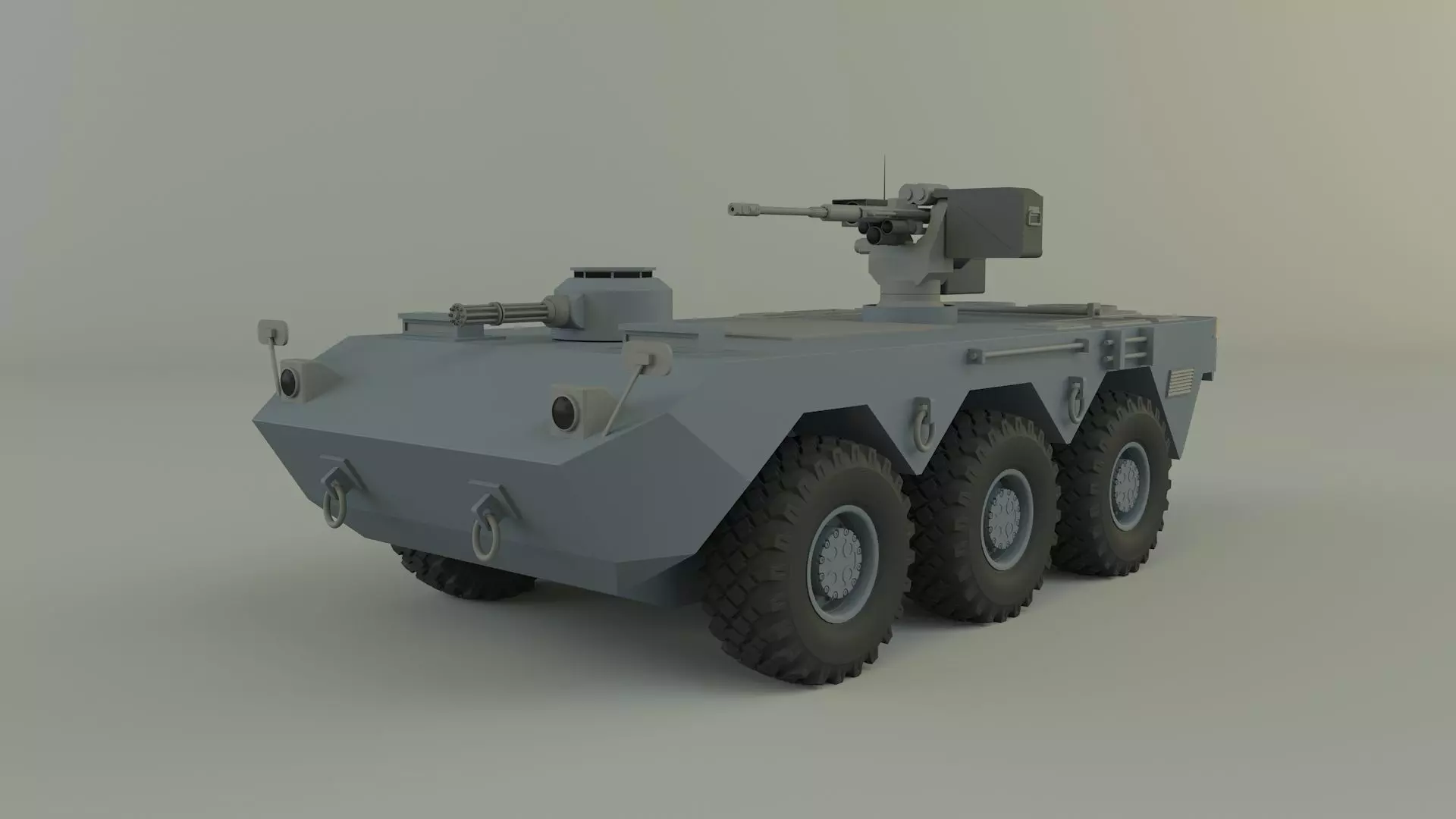 Armored vehicle 3D model_0
